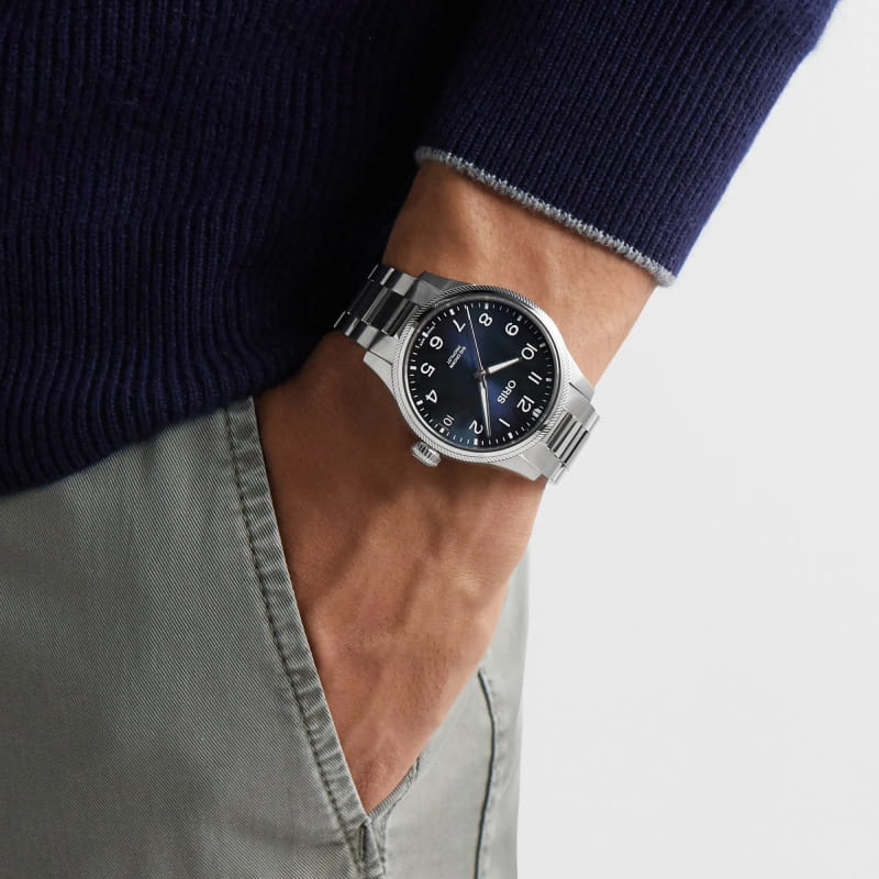 Оригинальные часы Oris Oris Propilot Big Crown Propilot Big Date 01 751 7761 4065-07 8 20 08P механические калибр механизма 751 общий вид
